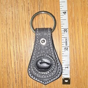 Dooney & Bourke Black Leather Key Holder